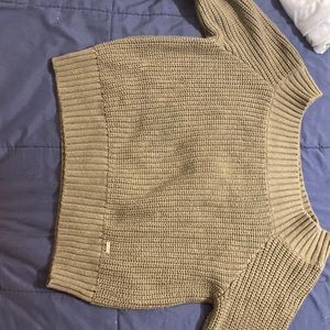 Hollister off the shoulder knitted sweater
